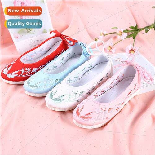 Hanfu embroidered shoes female ancient  shoes wh ancient cos