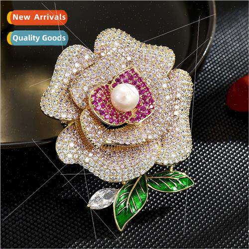 New elegant delicate elegant high-grade full zirconium rose