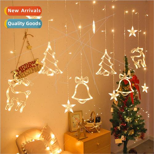 LED Curtain ghts Christmas Day Room Decoration Colorful ghts