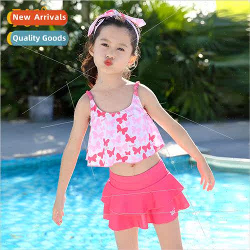 Childrens Spl Skirt Swimsu Cute Baby Print Korea ins2019 New