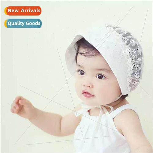 Spring summer thin lace cool baby princess hat baby children