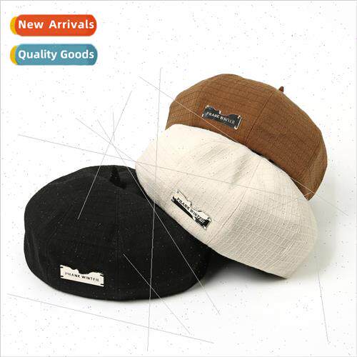 Korea  fall winter hat female solid color hundred matching m