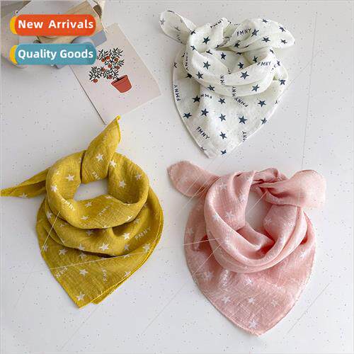 Summer baby triangle scarf ins thin spring autumn girls  squ