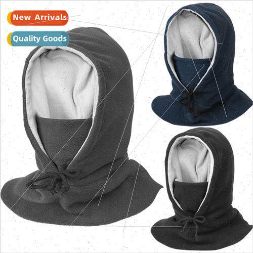 Hat winter padded windprohat cycling warm woolen hat scarf a