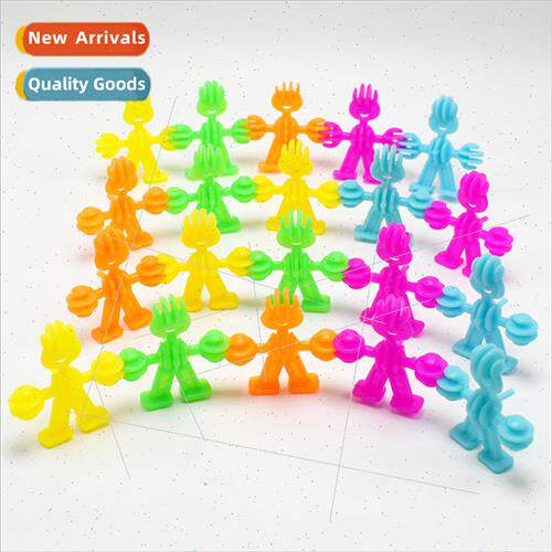 Children plug play DIY building blocks people lturn toys can