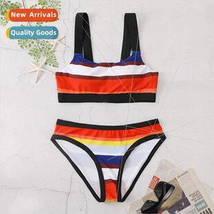 Bikini Multi Spl Plunge Sexy Europe Womens Swimsu New 2022