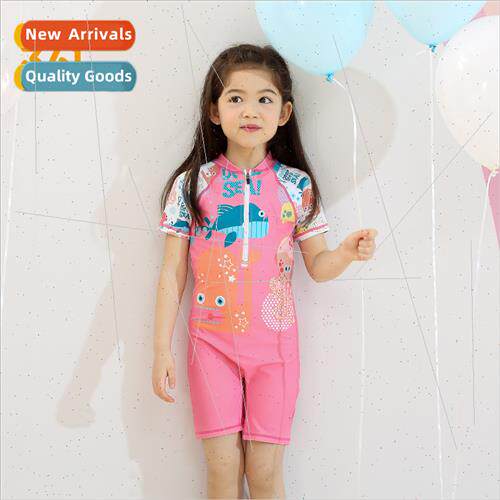 Childrens swimsus boys and girls one-piece baby cute girls l