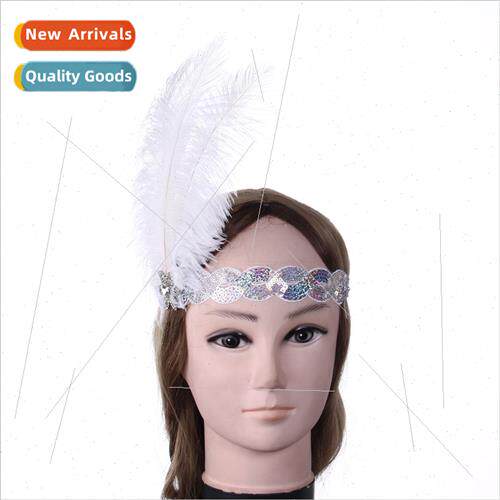 Gatsby Whe Feather Headbands Bridal HeadPCS Hair Bands