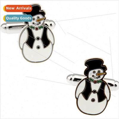 Korea  black vest snowman cufflinks can be ized various s cu