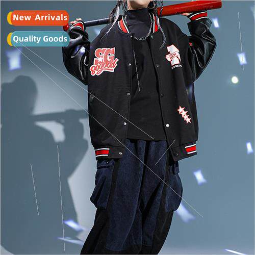 Set dance children tide clothing hiphop hip-hop boys jacket