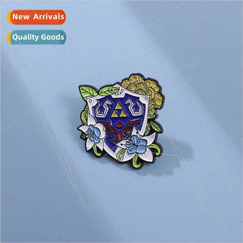 al God game  metal baking paint badge trinkets creative flow