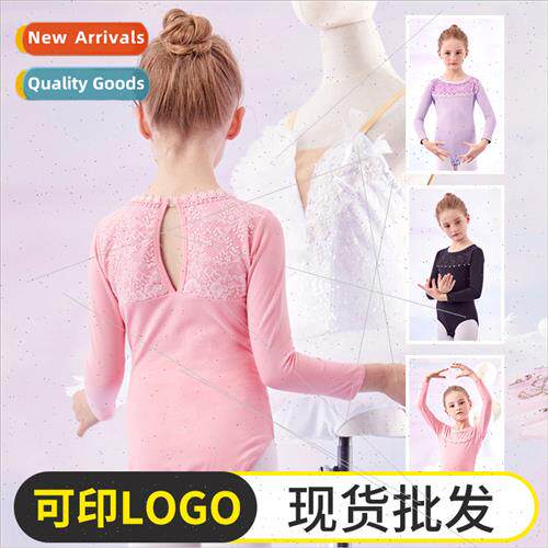 Childrens dance practice clothes female fall and winter Chin
