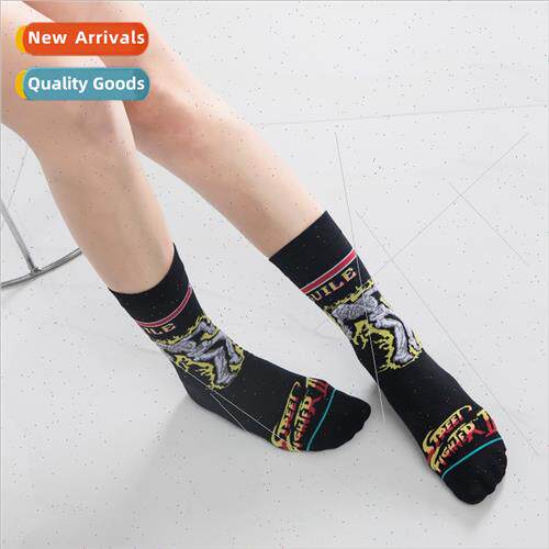 Fall new fashion nd set graffi personaly womens socks short