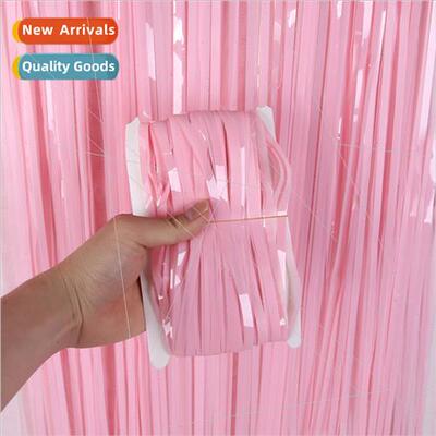 1*2 meters macaron rain curtain birthday backdrop decoration
