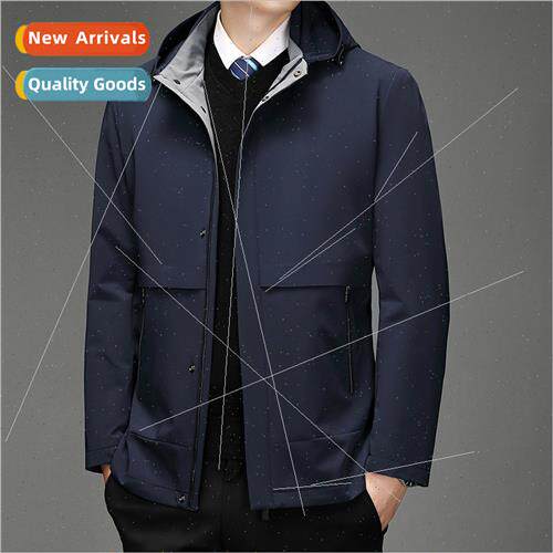 Milk lk Removable Hood Men Jacket 2023 Fall mple Fashion Sho