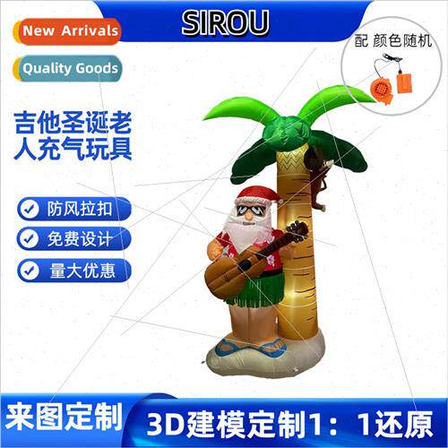 Christmas Guar Santa Claus Inflatable Costume Stage Permance
