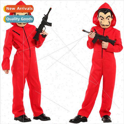 Halloween Kids Costumes Masquerade Permance Costume Robber B