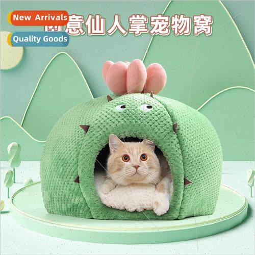 Winter warm cactus cat lter fully enclosed yurt triangle nes
