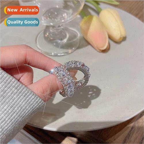 Zirconia small earrings female 2023 new fashion earrings com