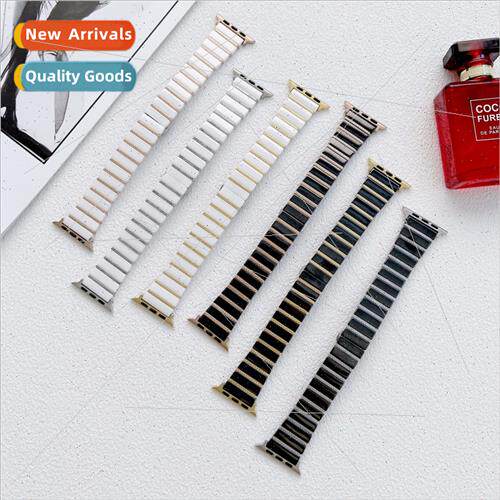 适用Apple ceramic a strain colorful strap apple watch8/7/SE/