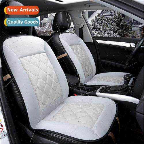 Car cushion winter plush whole set universal seat cushion wa