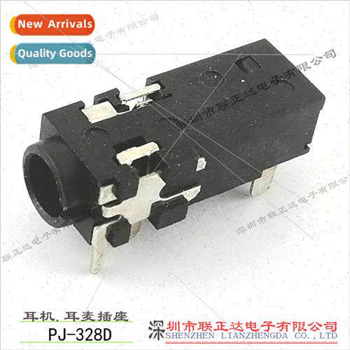 4-4-pole headphone socket 6-pin plug-in headphone socket PJ-