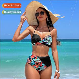 Backless Swim Spl Bikini Sexy Europe Women Swimsu New 2024