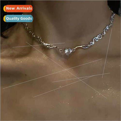 Angel Wings Crystal Zirconia Necklace Women Love Rhinestone