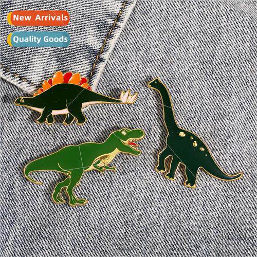 Fashion new creative alloy oil drop dinosaur brooch animal c