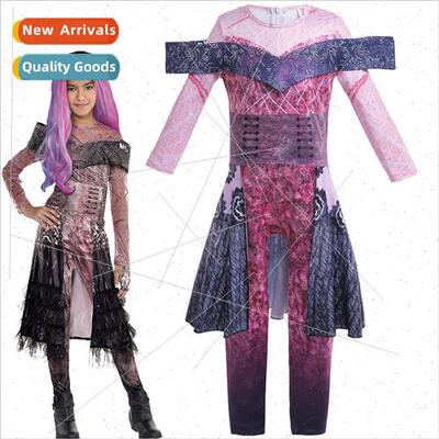 Descendants 3 Dress Up Costumes Kids Cosplay Character Perma