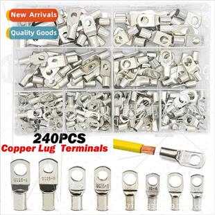 tinned peephole terminal 240PCS SC25 copper SC6 connec boxed