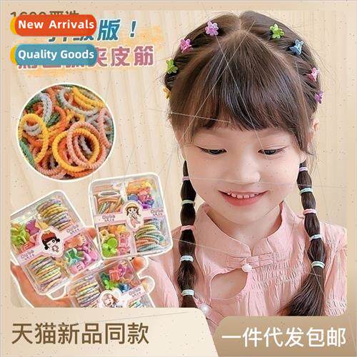 leather bhair clip combination baby does not hurt hair girls