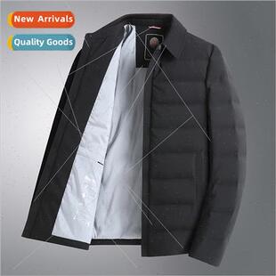 elderly warm installed middle father aged jacket ght down