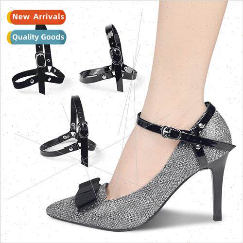 Triangle shoelace high heels anti-fall not heel adjustable i
