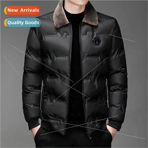 Men lapel cotton jacket middle-aged elderly men father insta