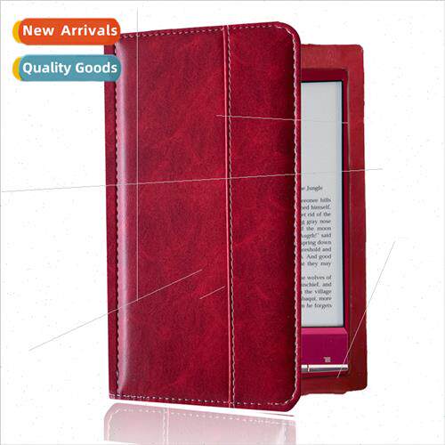 适用Sony eBook Leather Case Cover Sony PRS T1 Flip Magnetic
