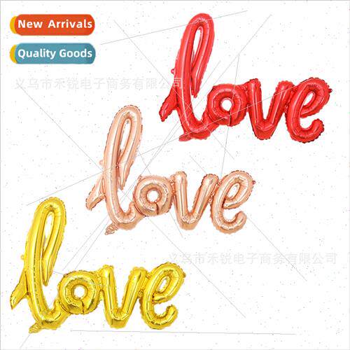 amese love aluminum film letter balloon confession proposal