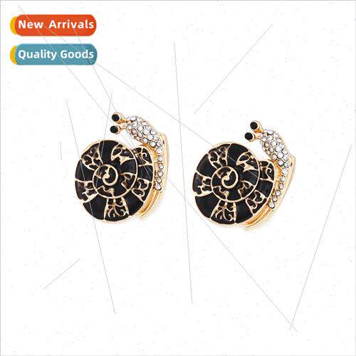 personaly cute alloy oil drop cartoon animal earrings temper