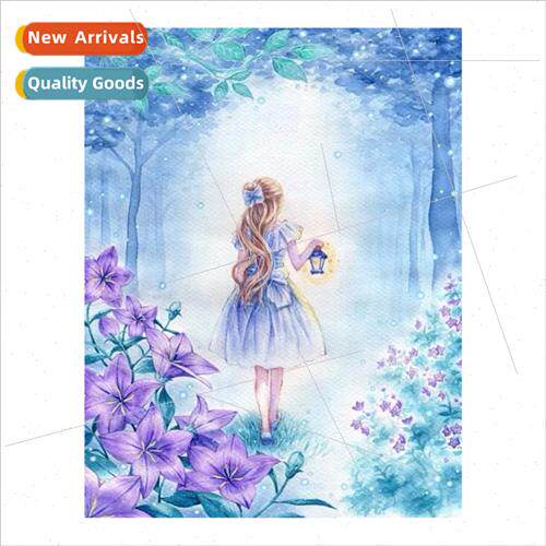 ft lamp moonlight ltle girl modern simple cross stch girl ca