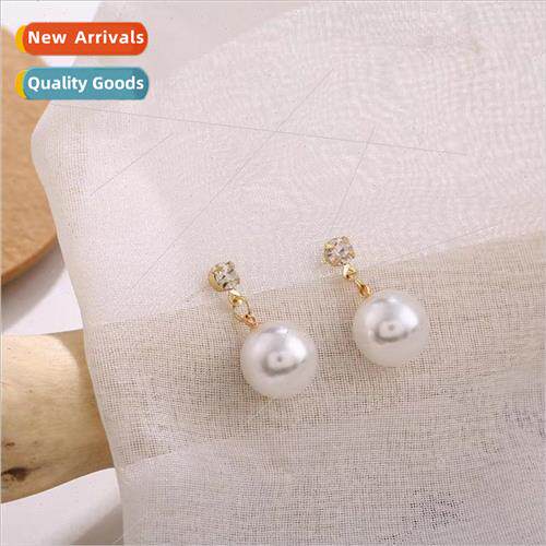 2023  Korea new tide pearl earrings female ins simple fashio
