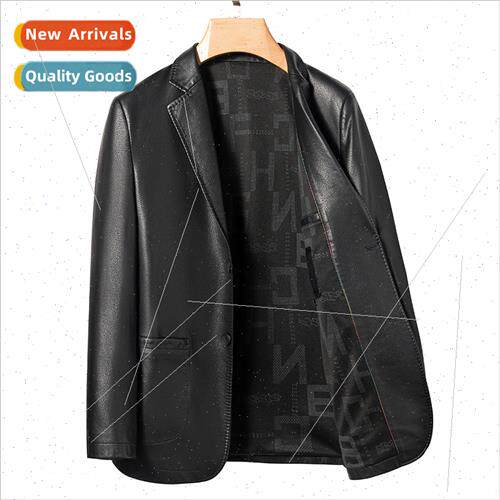 Sheepskin su men leather leather jacket Slim Haining leather