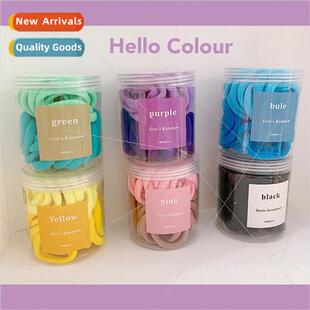 50 barrels Korea ins wind simple seamless hair rope color ha