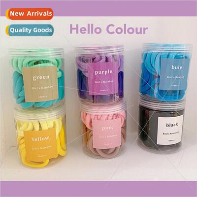 50 barrels Korea ins wind simple seamless hair rope color ha
