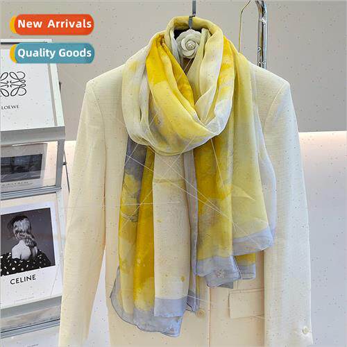 Lengthened cloud yarn beach towel sun shawl four seasons uni