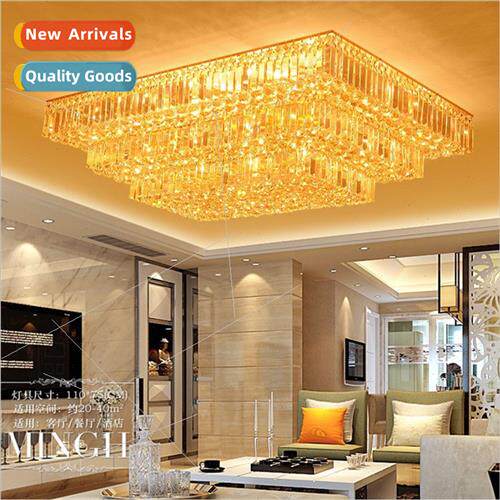 ving room crystal lamps rectangle new bedroom lights warm co