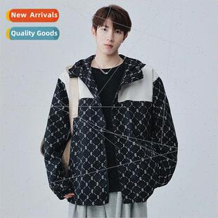men hooded Korea Spring students jacket casual fashio 2023