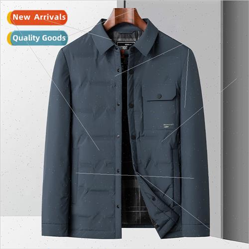 large size light down jacket men enlarged plus fat leadershi图片