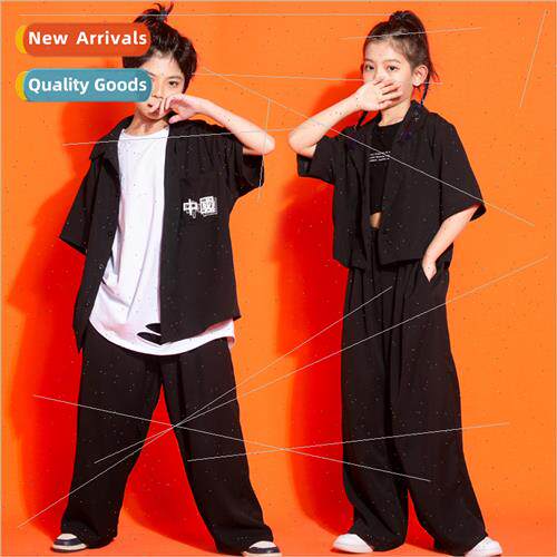 Childrens set dance tide clothing hip-hop boys su childrens