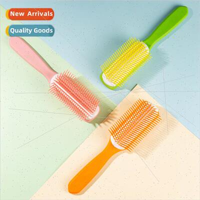 Fluffy ne Row Rib Comb Barber Shop Rib Comb Removable Massag