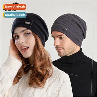 Korea wome padded men hundred cap pile knted winter 9962